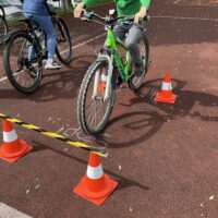 Fahrradtraining der Viertklässler mit dem ADAC