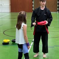 Karatetraining für die 3. und 4. Klassen